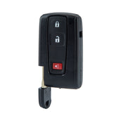 Smart Key fob Replacement for 2004 - 2009 Toyota Prius Smart Car Key Fob MOZB31EG Keyless Entry 2+1 Buttons Remote Control for Silver Logo only